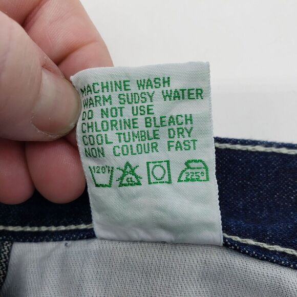 Vintage Gitano Jeans Womens 16 Blue Basic Denim Missy Short High Rise 80s 90s - Picture 10 of 15